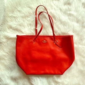 Coach Crossgrain Leather Large